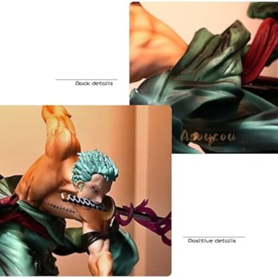 One Piece Anime Figure Roronoa Zoro Three-blade