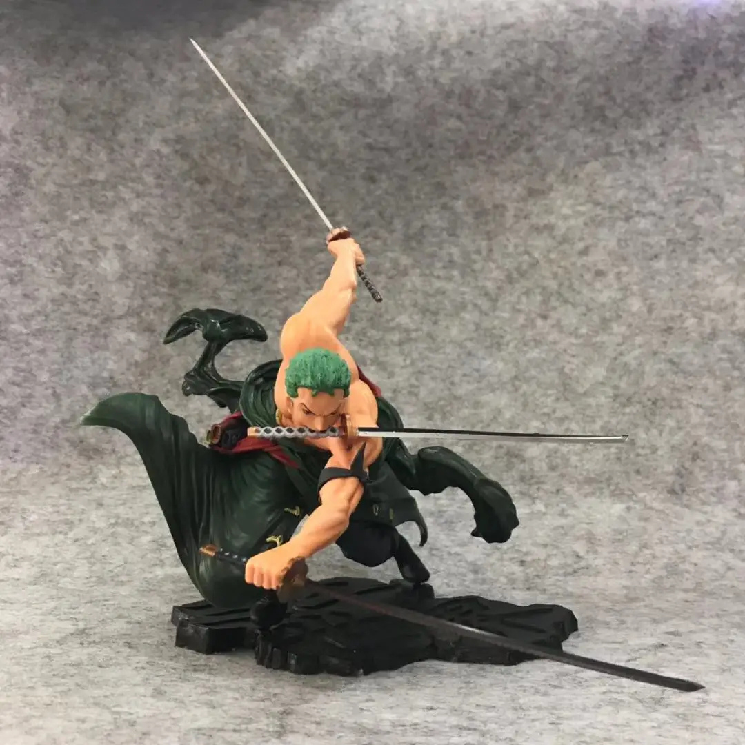 One Piece Anime Figure Roronoa Zoro Three-blade